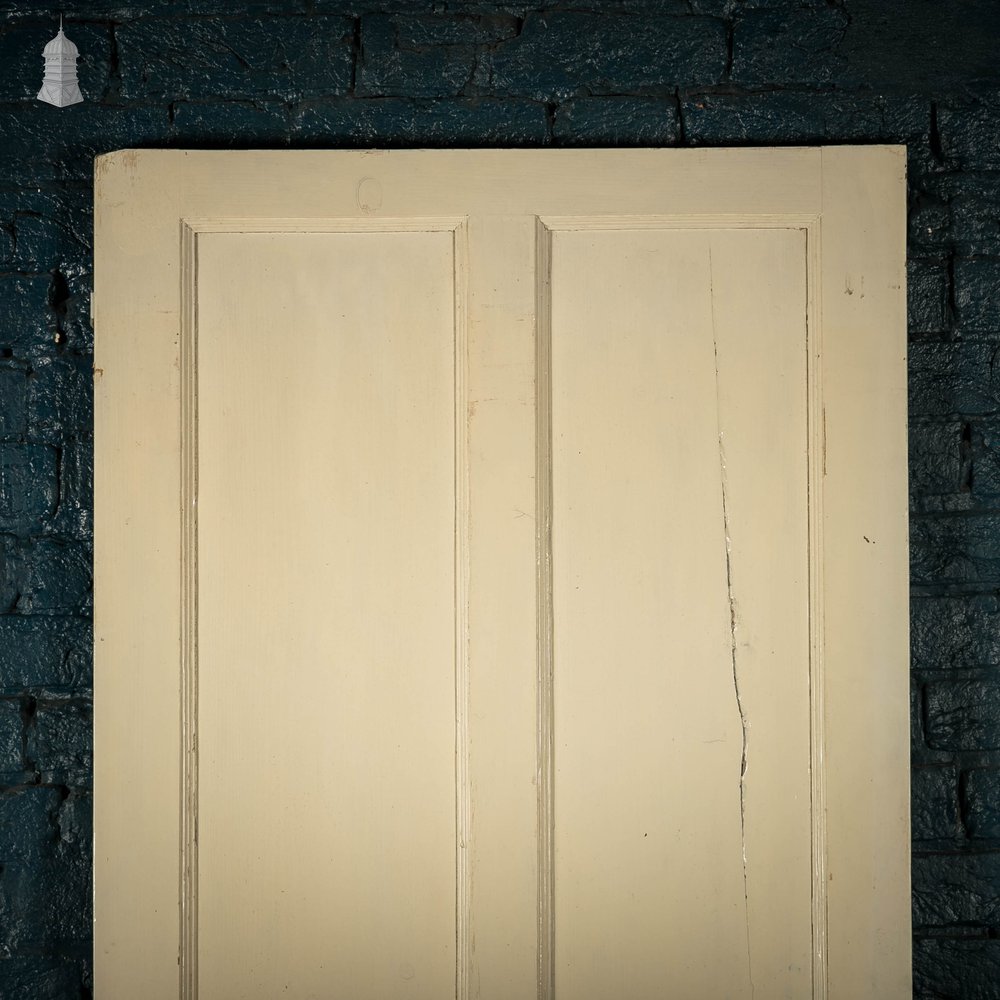 Pine Panelled Door, 4 Panel White Painted