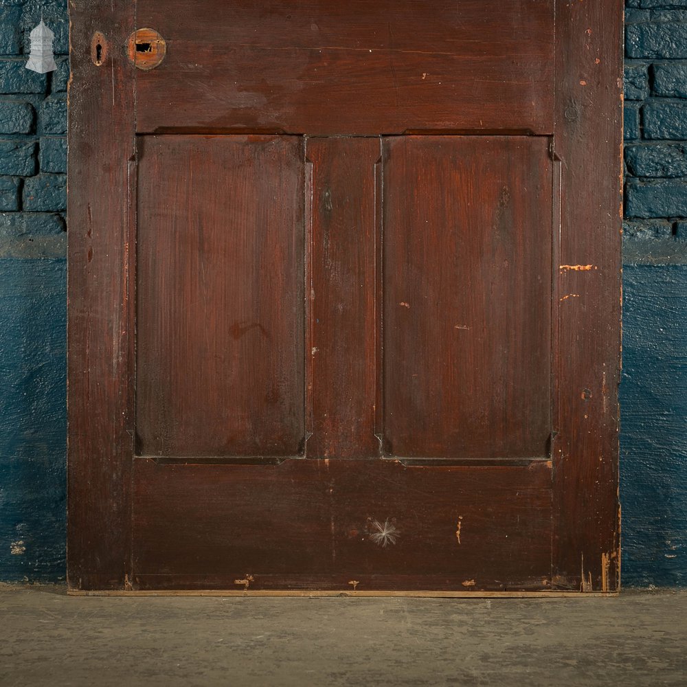 Pitch Pine Panelled Door, 4 Panel