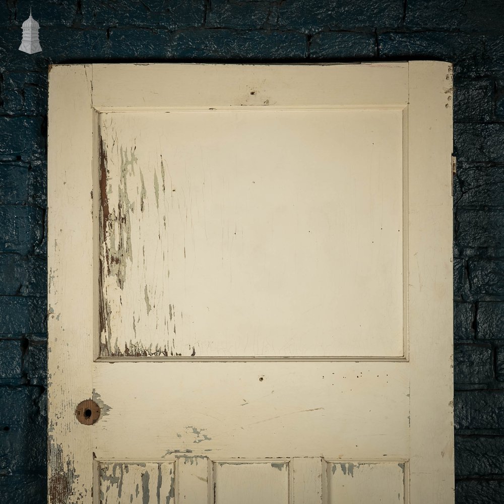 1930’s Style Door, 1 over 3 Panelled Door, White Painted Finish