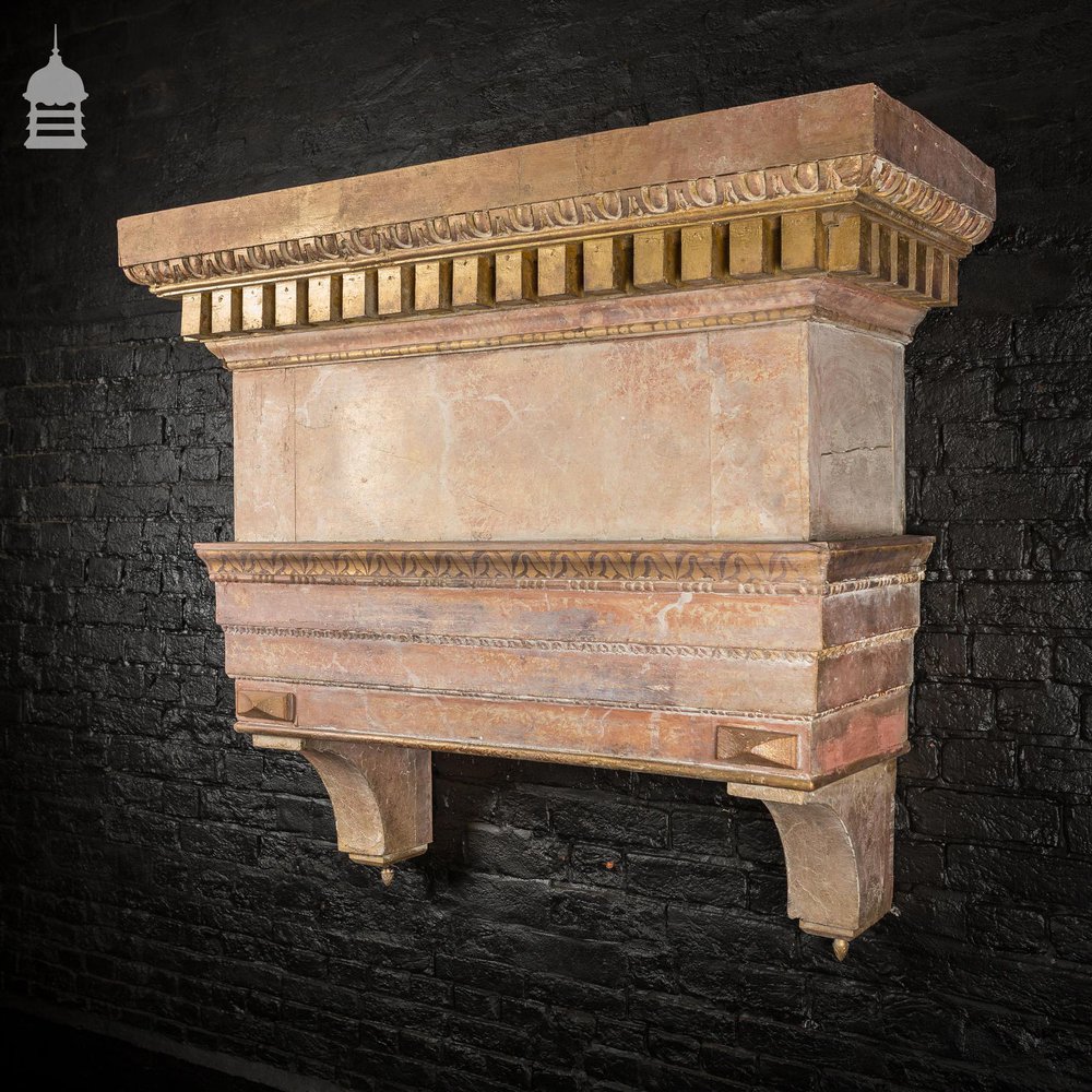 Early 19th C French Oak Chimney Hood